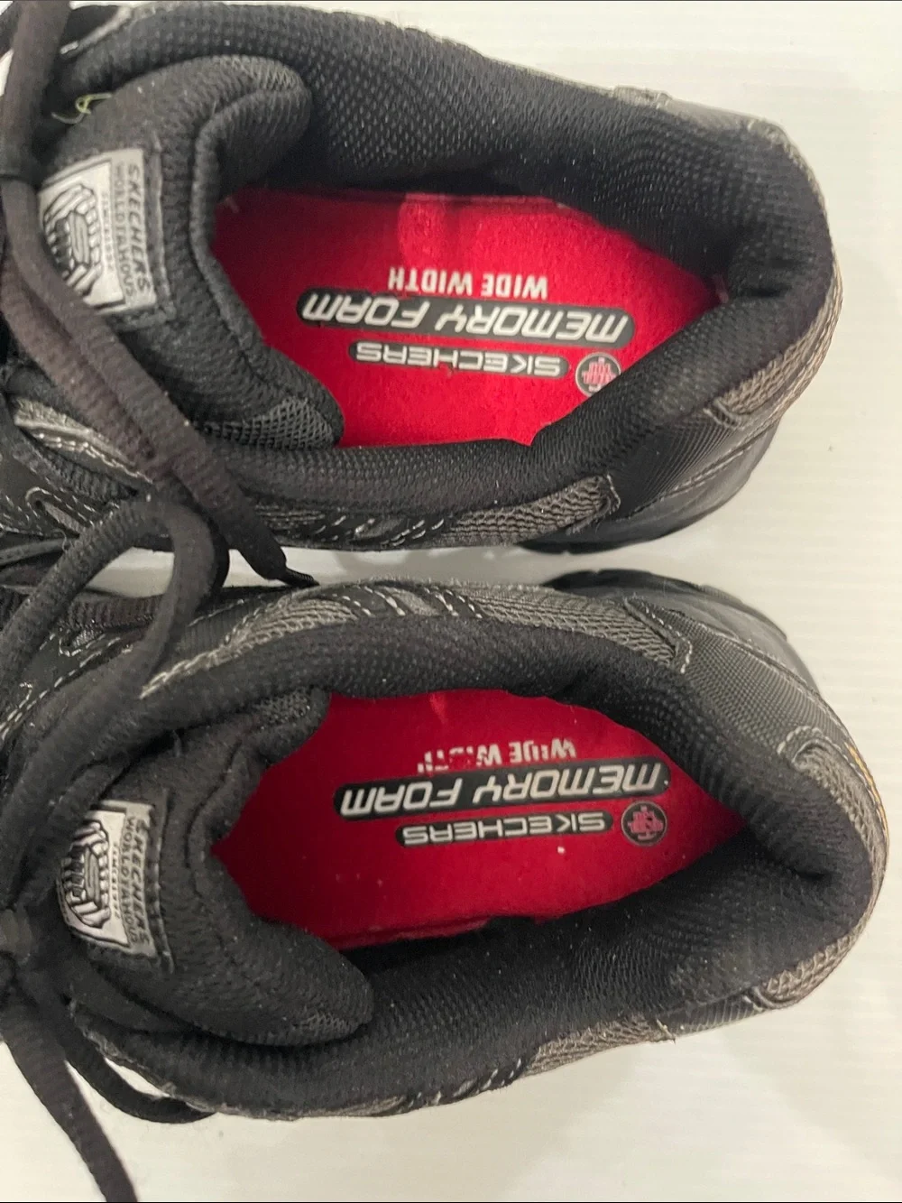 SKECHERS WORK RELAXED FIT CANKTON STEEL TOE ATHLETIC WORK SHOES MENS SIZE 9